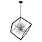 Cwi Lighting Starburst 6 Light Chandelier With Chrome & Black Finish 1178P22-6-601 - alternate 4